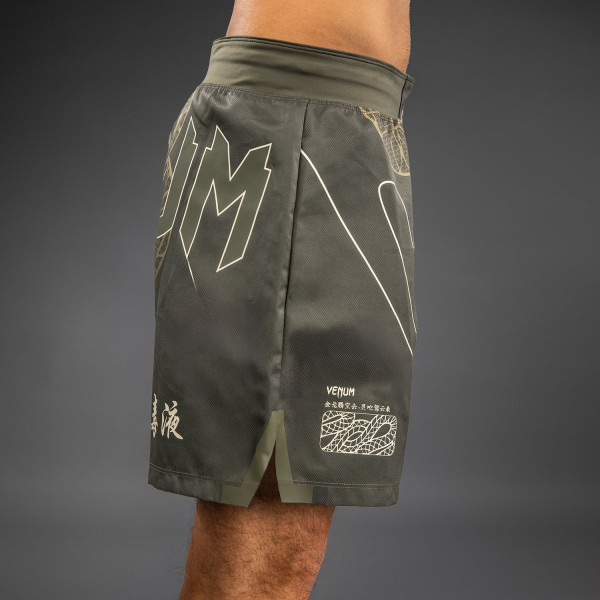 Шорти для ММА Venum Serpenti Fightshorts Khaki Bronze Ivory