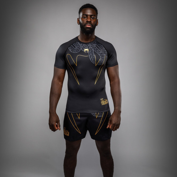 Рашгард Venum Serpenti T-Shirt Black Silver Gold