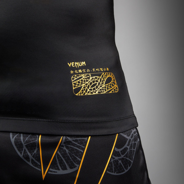 Рашгард Venum Serpenti T-Shirt Black Silver Gold
