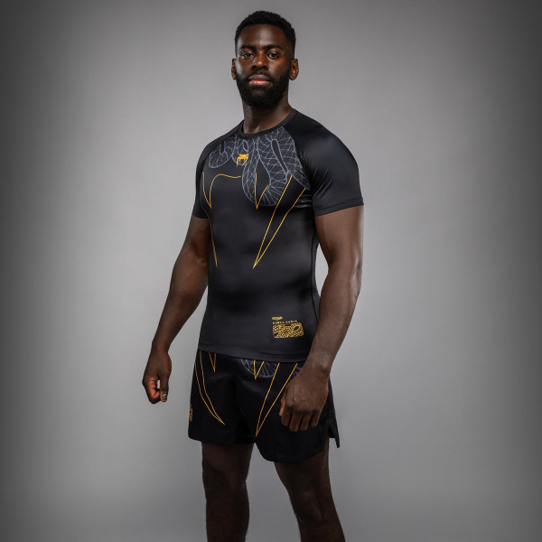 Рашгард Venum Serpenti T-Shirt Black Silver Gold