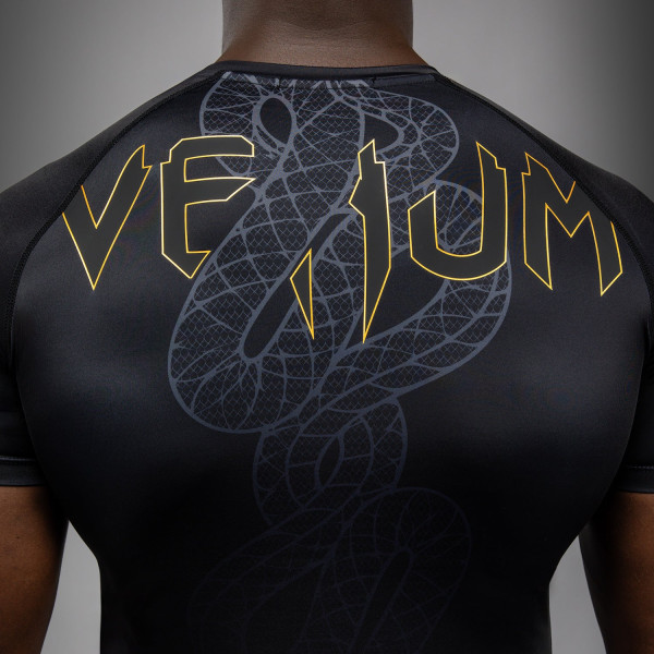 Рашгард Venum Serpenti T-Shirt Black Silver Gold