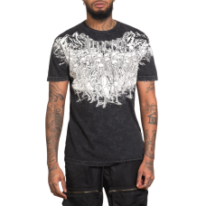 Футболка Affliction Army A26069 Black Lava Wash