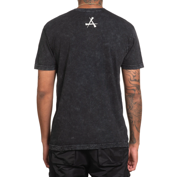 Футболка Affliction Army A26069 Black Lava Wash