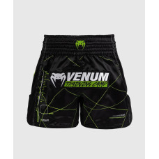 Тайські шорти Venum Training Camp 4.0 Muay Thai Shorts - Black/Neon Green