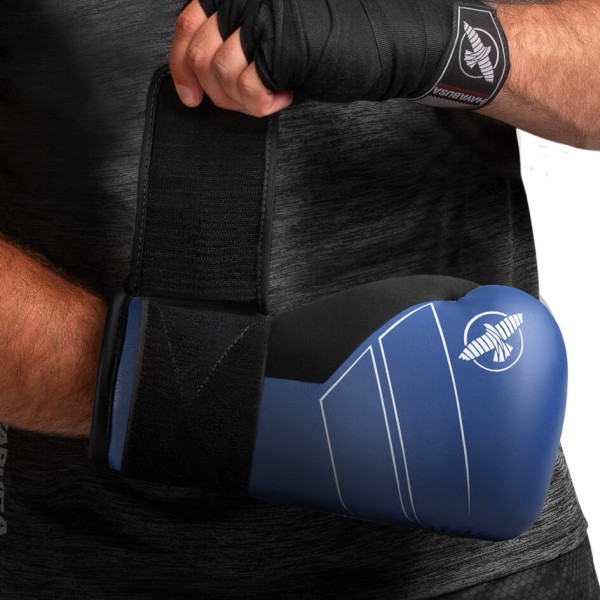 Боксерські рукавиці Hayabusa S4 Leather Boxing Gloves Blue