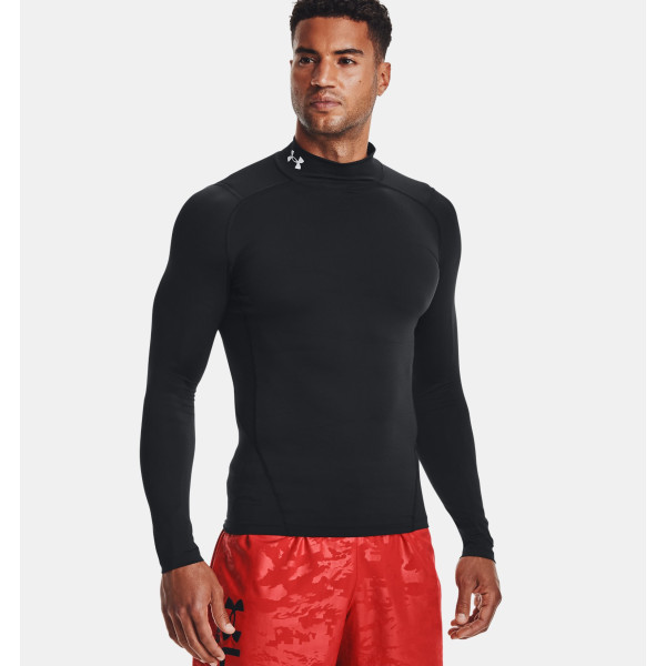 Компресійна футболка Under Armour HeatGear® Mock Black White