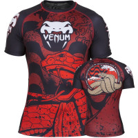 Рашгард Venum Crimson Viper Rashguard Short Sleeves Black Red