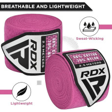Бинти RDX Boxing Hand Wraps 2.5 Metter Pink