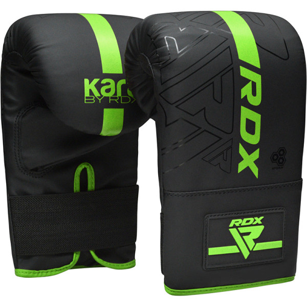 Снарядні рукавиці RDX F6 Kara Black Green