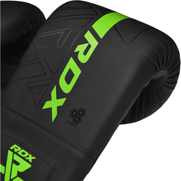Снарядні рукавиці RDX F6 Kara Black Green