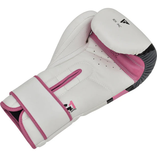 Боксерські рукавиці RDX F7 Ego Boxing Gloves White Pink