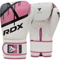 Боксерські рукавиці RDX F7 Ego Boxing Gloves White Pink