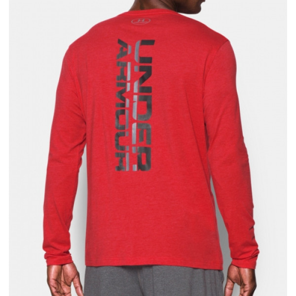 Лонгслів Under Armour Vertical Wordmark Long Sleeve T-Shirt Red