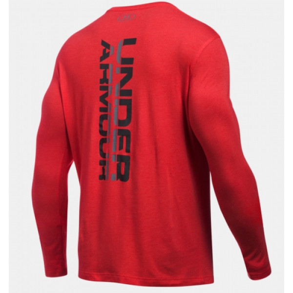 Лонгслів Under Armour Vertical Wordmark Long Sleeve T-Shirt Red