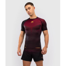 Рашгард Venum Tactical XT Short Sleeve Rashguard - Black/Burgundy/Gold