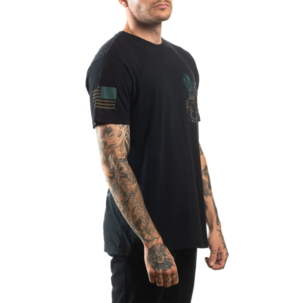Футболка Affliction FD Smoke Screen Tee Black Lava Wash