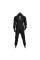 Костюм-сауна Fairtex VS3 Vinyl Sweat Suit Black Grey