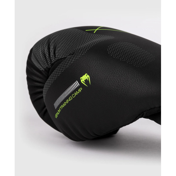 Боксерські рукавиці Venum Training Camp 4.0 Boxing Gloves - Black/Neon Green