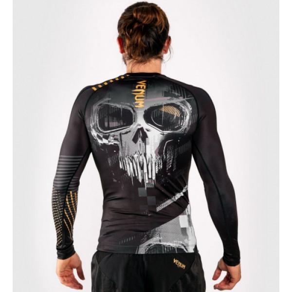 Рашгард Venum Skull Rashguard Long Sleeves Black
