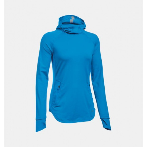 Жіноча спортивна кофта Under Armour Threadborne Balaclava Hoodie Water