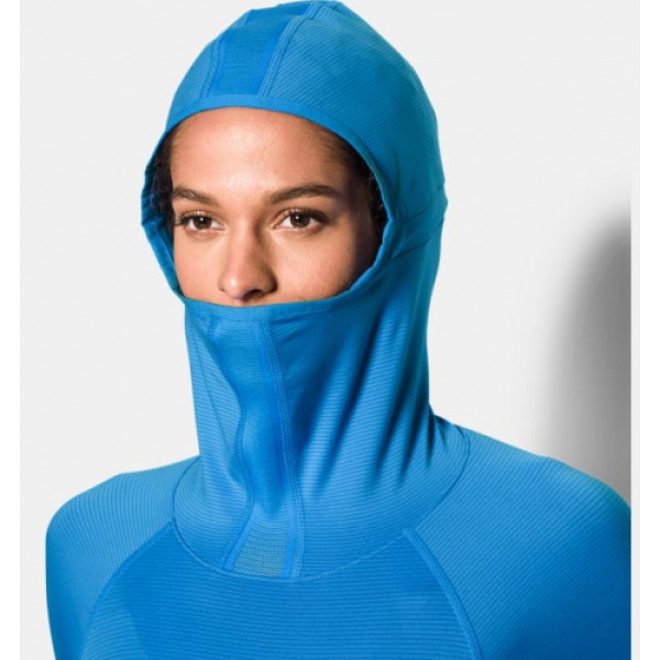 Жіноча спортивна кофта Under Armour Threadborne Balaclava Hoodie Water