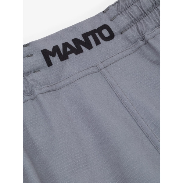 Шорти для ММА MANTO Fight Shorts LOGO DUAL Gray