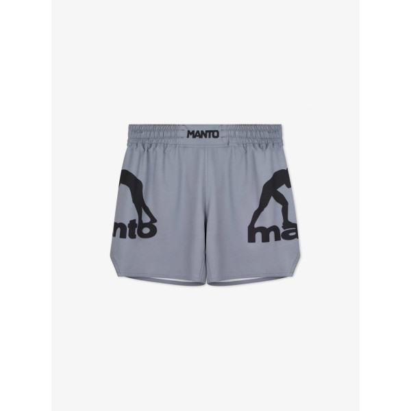 Шорти для ММА MANTO Fight Shorts LOGO DUAL Gray