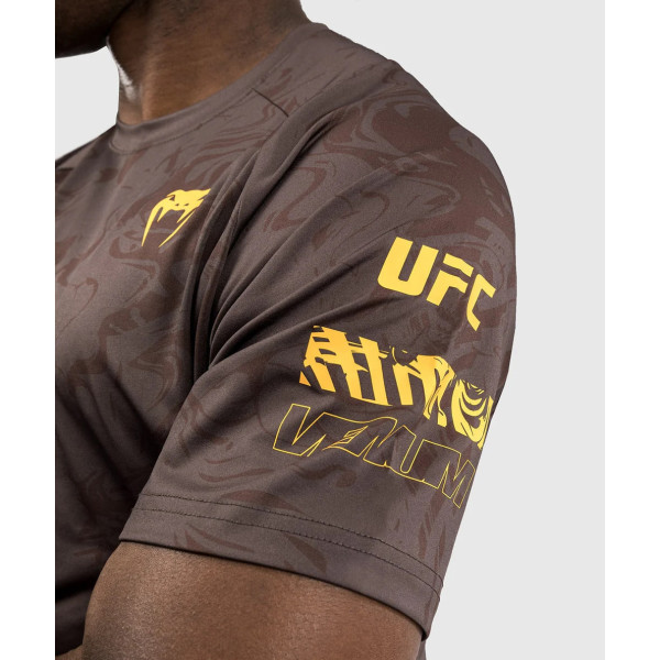 Футболка UFC Venum FIGHT WEEK 4.0 Men's Dry-Tech T-Shirt Dark Brown