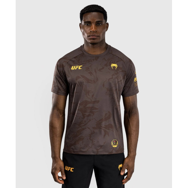 Футболка UFC Venum FIGHT WEEK 4.0 Men's Dry-Tech T-Shirt Dark Brown