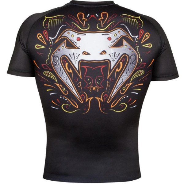 Рашгард Venum Santa Muerte 2.0 Rashguard Short Sleeves Black