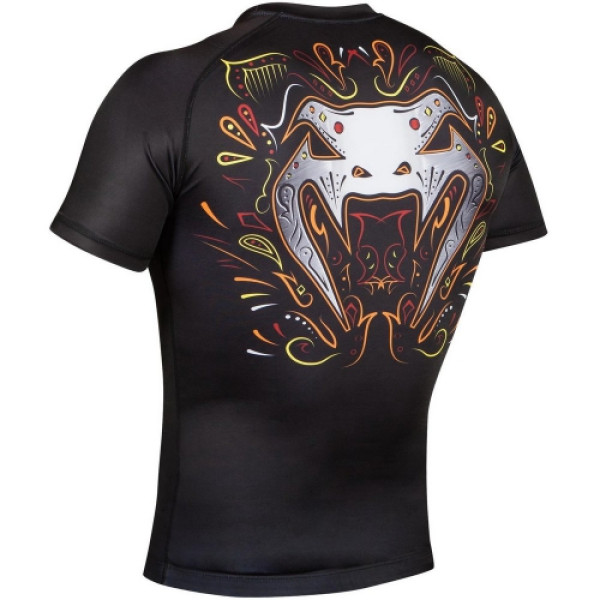 Рашгард Venum Santa Muerte 2.0 Rashguard Short Sleeves Black