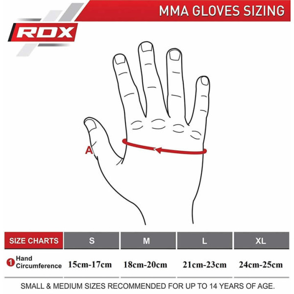 Рукавиці для MMA RDX T6 Sparring Gloves Blue