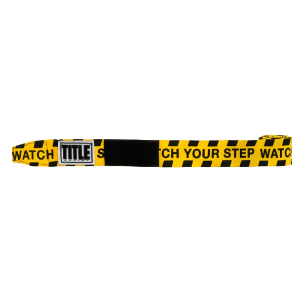 Бинти Title Boxing Print Hand Wraps 180 Gold Black White