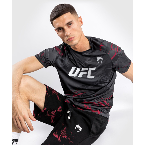 Тренувальна футболка Venum UFC Authentic Fight Week 2.0 Men's Dry Tech Black