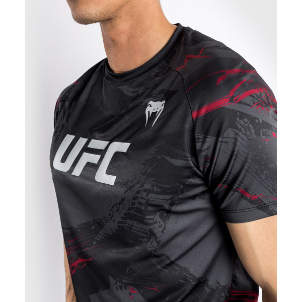 Тренувальна футболка Venum UFC Authentic Fight Week 2.0 Men's Dry Tech Black