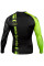 Рашгард Venum Logos Rashguard Long Sleeves Black Neo Yellow