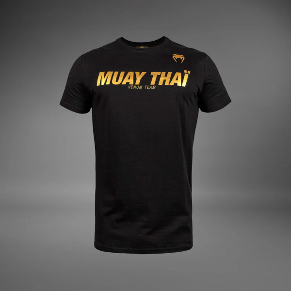 Футболка Venum Muay Thai VT T-shirt Black Gold