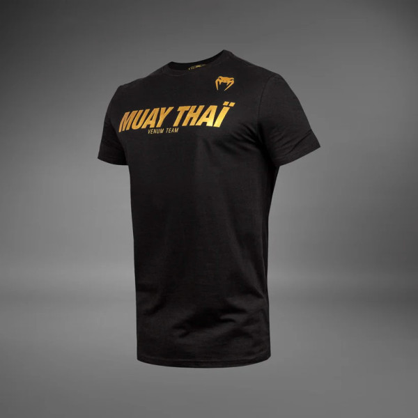 Футболка Venum Muay Thai VT T-shirt Black Gold