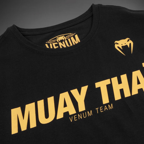 Футболка Venum Muay Thai VT T-shirt Black Gold