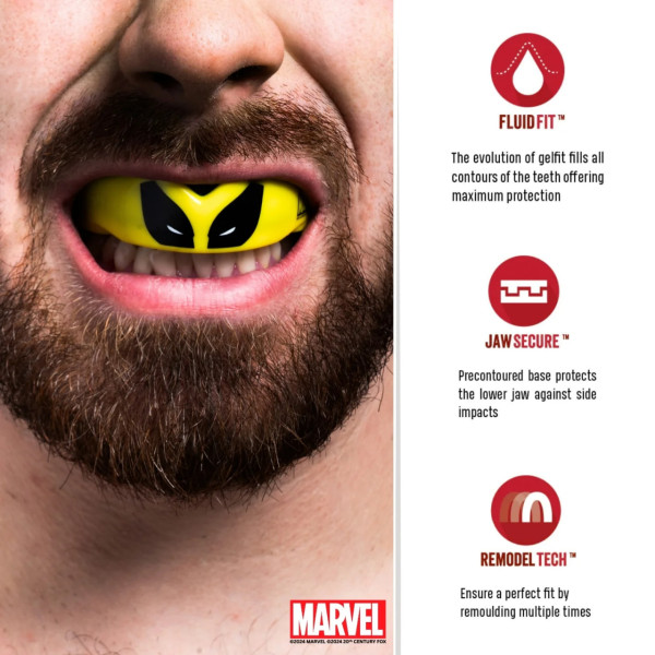 Капа SafeJawz Marvel Wolverine Mouthguard Adult