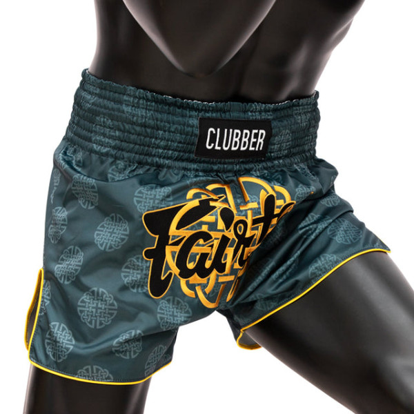 Тайські шорти Fairtex BS1915 Clubber Pacific Green