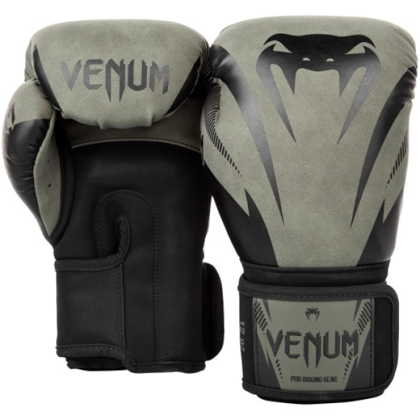 Боксерські рукавиці Venum Impact Boxing Gloves Khaki Black