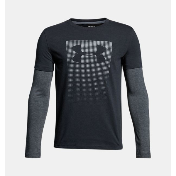 Футболка з довгим рукавом Under Armour Knit 2-in-1 Long Sleeve Black