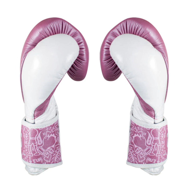 Боксерські рукавиці Cleto Reyes High Precision Leather Training Gloves Pink White