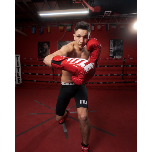 Боксерські рукавиці Title Boxing Inferno Intensity Elastic Training Gloves Red White