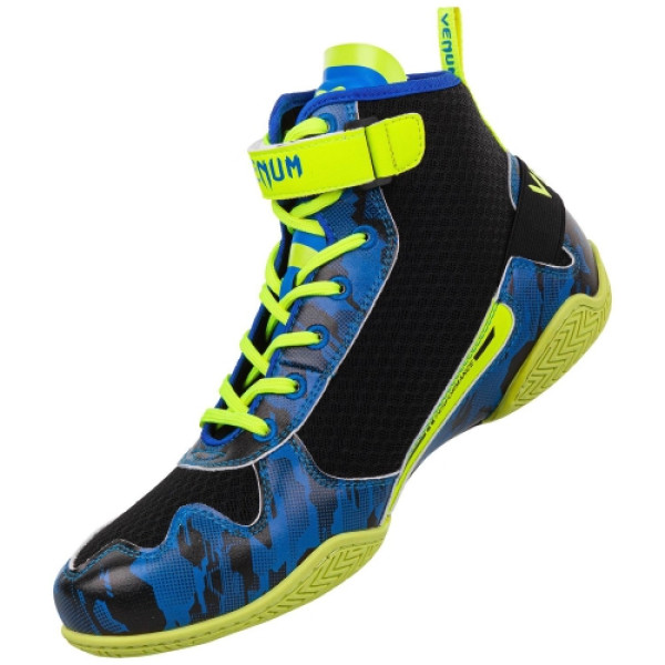 Боксерки Venum Giant Low Loma Edition Boxing Shoes Blue Yellow