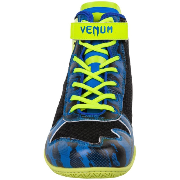 Боксерки Venum Giant Low Loma Edition Boxing Shoes Blue Yellow