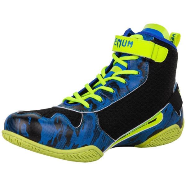Боксерки Venum Giant Low Loma Edition Boxing Shoes Blue Yellow