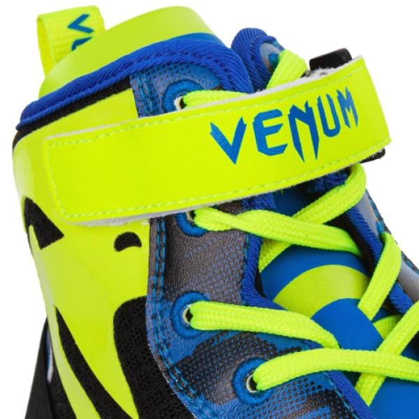Боксерки Venum Giant Low Loma Edition Boxing Shoes Blue Yellow
