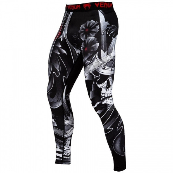 Компресійні штани Venum Samurai Skull Spats Black